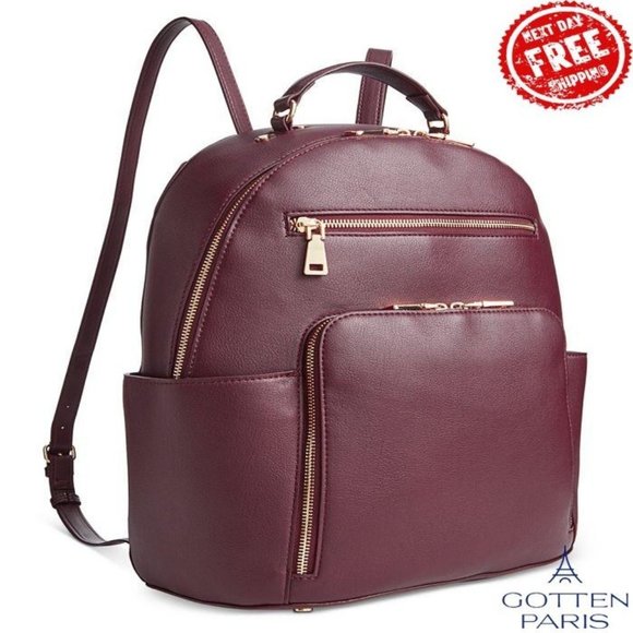 I.N.C. International Concepts Kolleene Dome Faux Leather Medium Women\'s Backpack main image 4